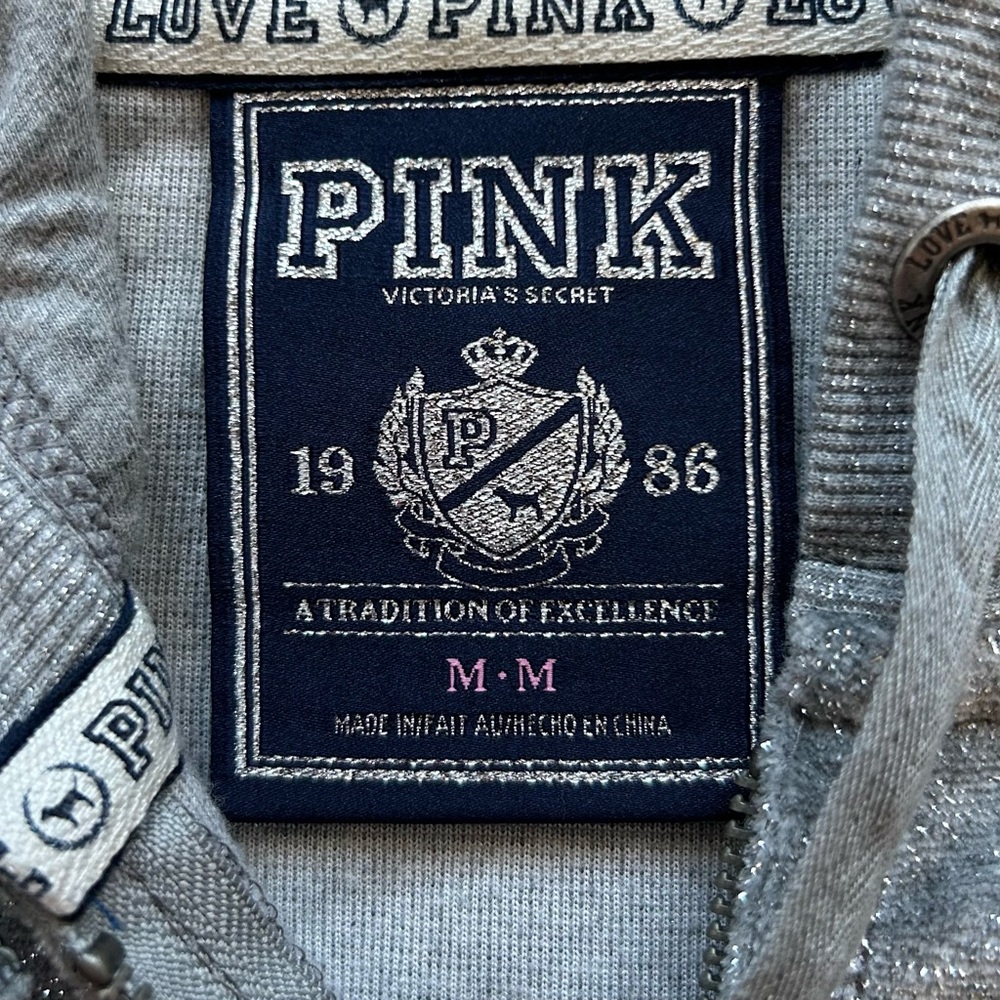 PINK Victoria’s Secret Gray Sweat Suit Set - Picture 4 of 9
